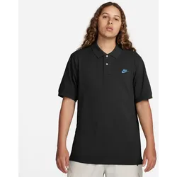 NIKE Club Poloshirt Herren 011 - black/football blue M