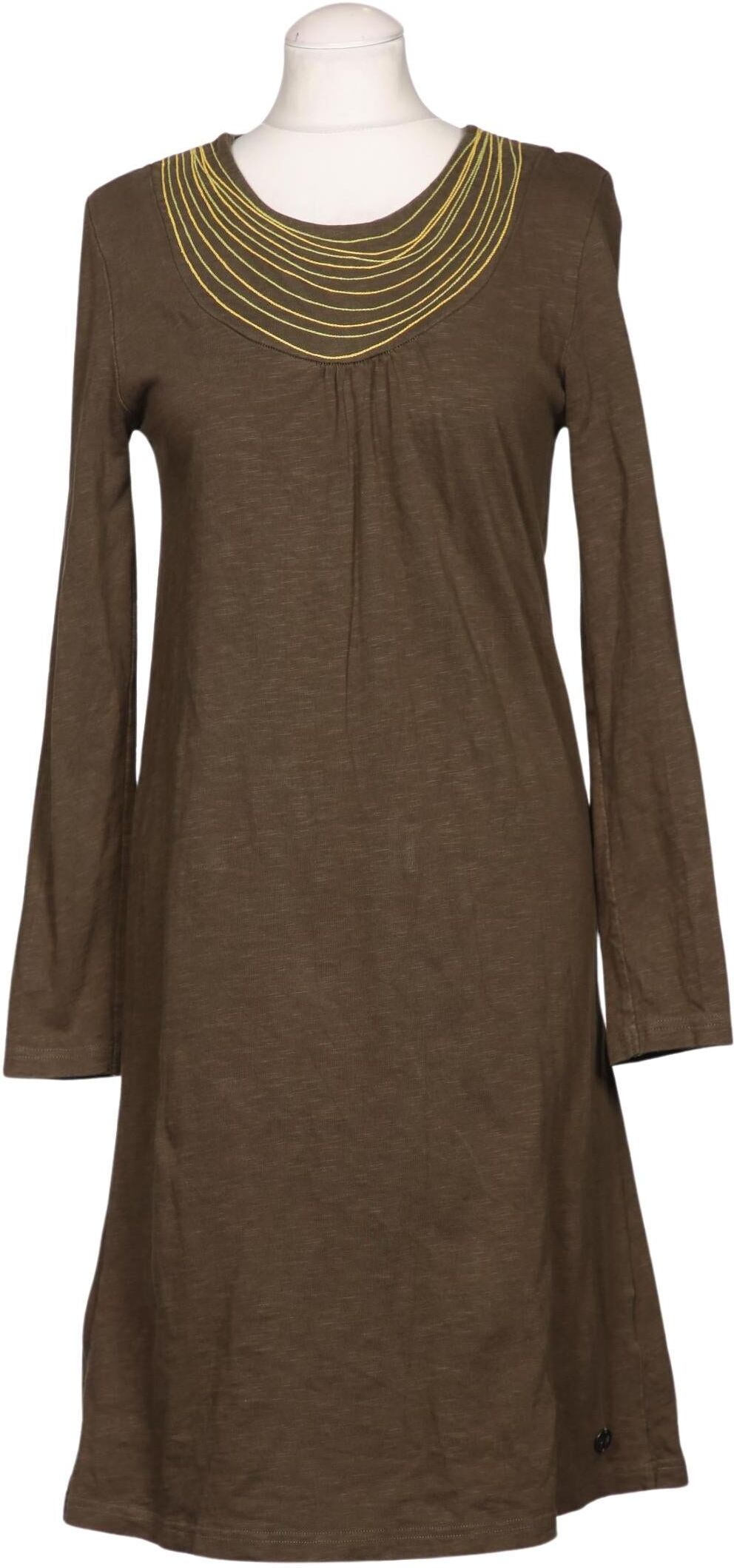 Tranquillo Damen Kleid, Braun, Gr. S, Baumwolle - Second Hand