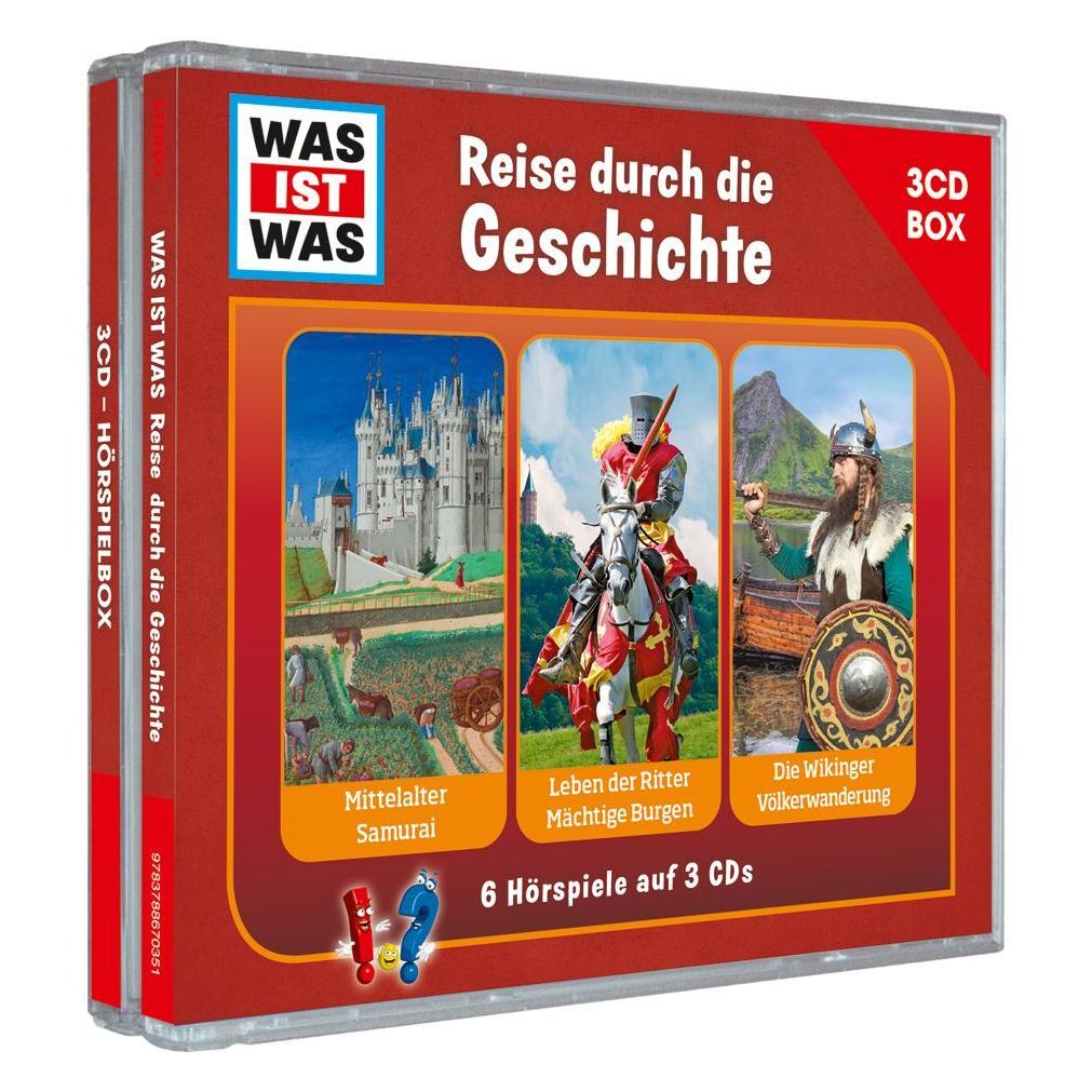 Tessloff WAS IST WAS 3-CD Hörspielbox. Reise durch die Geschichte (Tessloff Verlag Ragnar Tessloff GmbH & Co.KG, Deutsch) (886703-5)