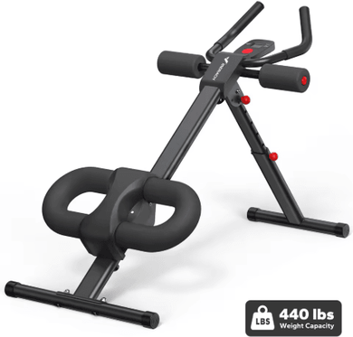 Inspire Picks MERACH Adjustable Ab Machine Trainer Foldable Core And Abdominal Exercise System With Knee Protection 2314bb