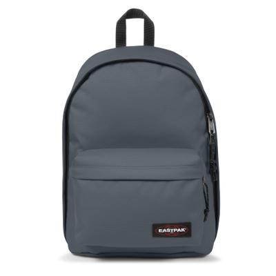 Freizeitrucksack EASTPAK "OUT OF OFFICE", Gr. B/H/T: 29,5cm x 44cm x 22cm, grau, Textil, unifarben, Rucksäcke Freizeitrucksack, Unisex Schulrucksack geeignet für A4-Dokumente und Alltagsutensilien