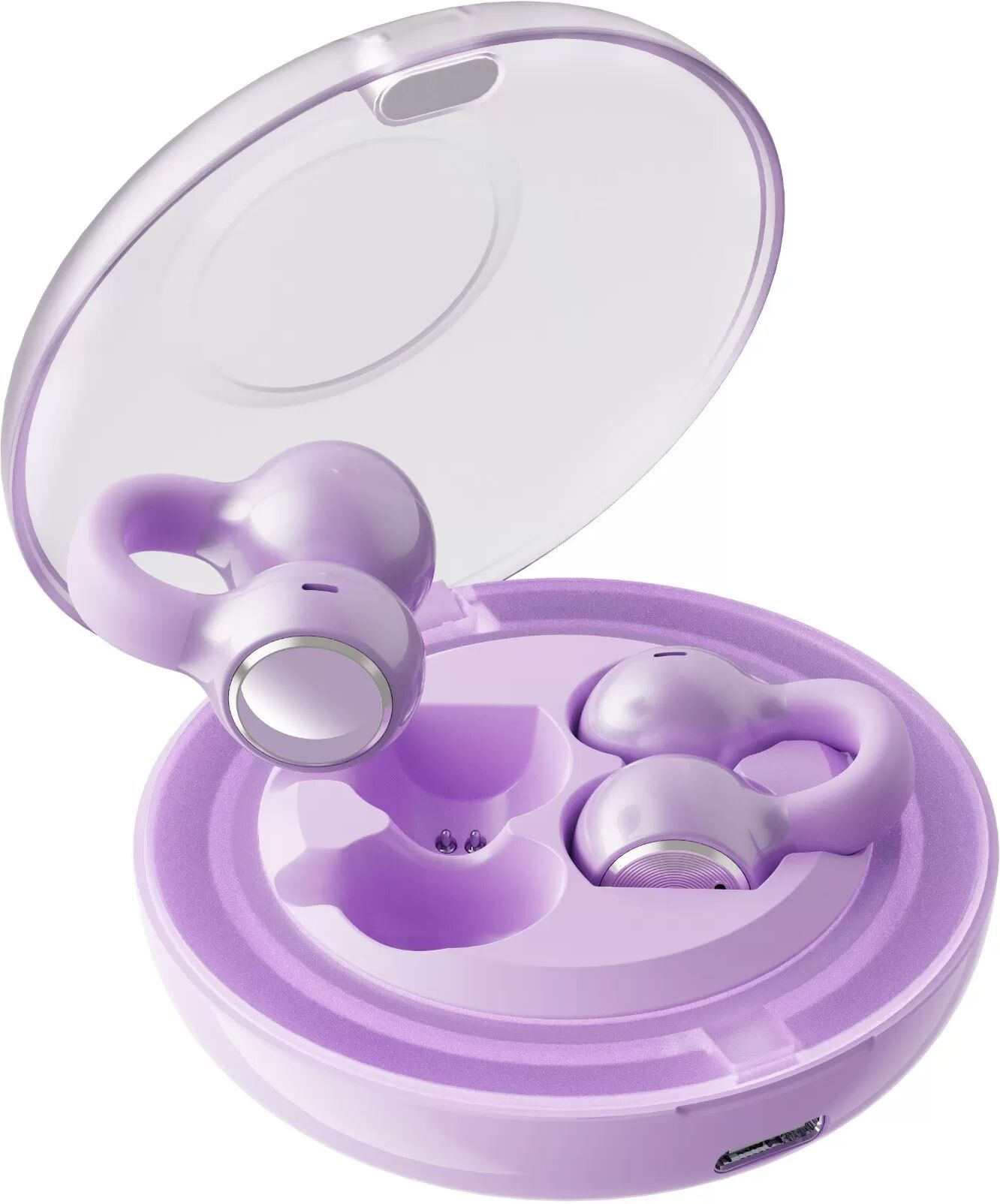 INF Open-Ear Sport Bluetooth Kopfhörer mit HiFi Audio und Komfortablem Sitz Violett