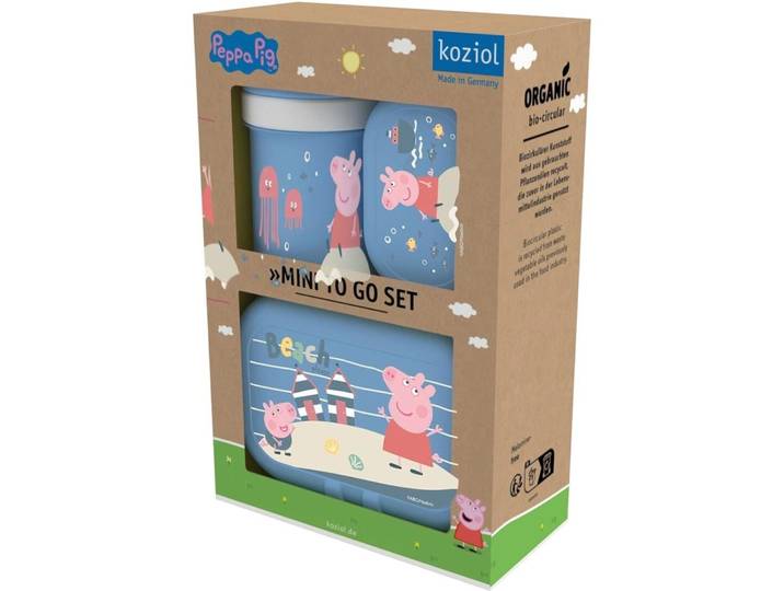 Lunchbox Koziol 3 Stk Kunststoff Set - Farbe: blau - Lunchbox