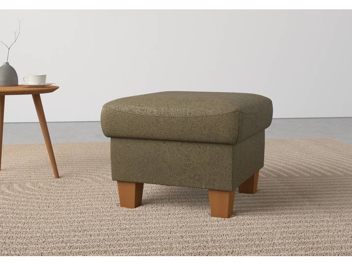 Stauraumhocker GOODPRODUCT Caldera , grün (olive), B:58cm H:48cm T:58cm, 100% Polyester, Hocker, Stauraumhocker, Stauraum, auch in Easy Care-Bezug für einfaches Reinigen mit Wasser
