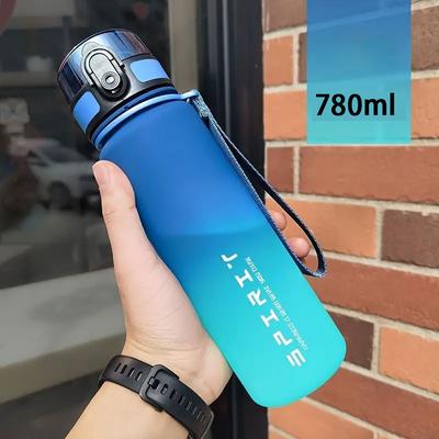 Cozy Casa Charm Premium Large Capacity Hydration Bottle Portable Sports Fitness Water Bottle For Gym Cycling & Outdoor blue 780ml