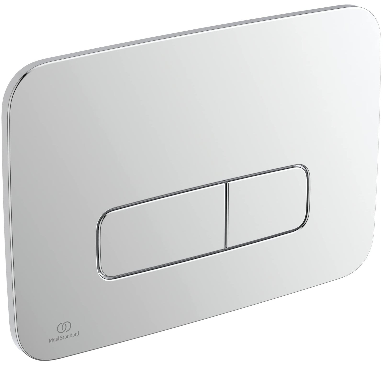 Dripio Spoelplaat OLEAS M3, chroom, mechanisch, dubbele spoeling