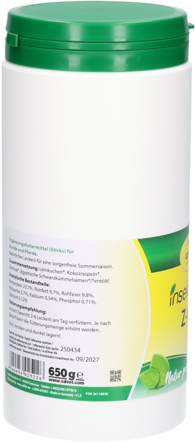 cdVet Insektovet Z-Hap Pellets f.Hunde/Pferde 650 g