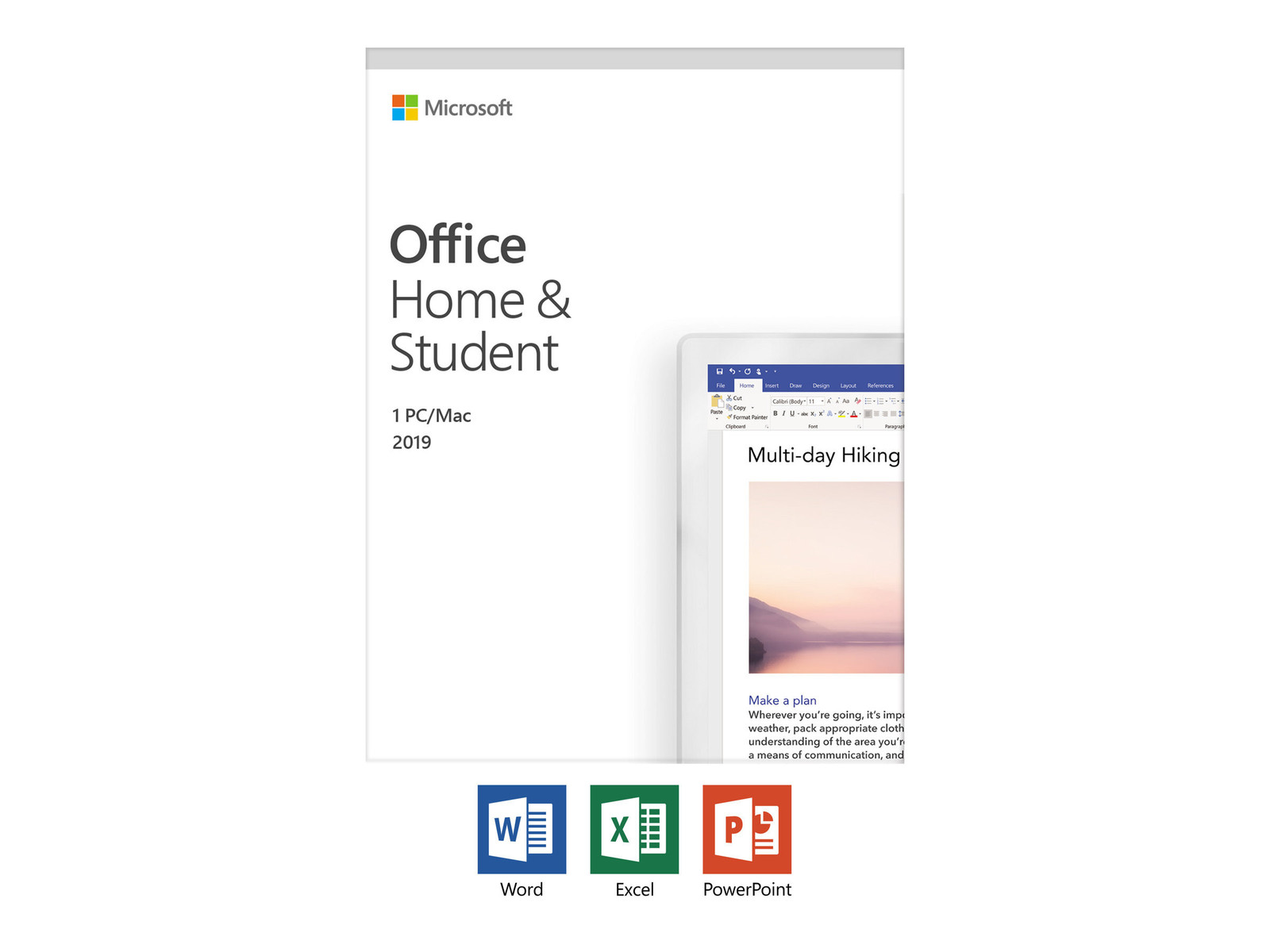Microsoft Office Home & Student 2019 Doosverpakking