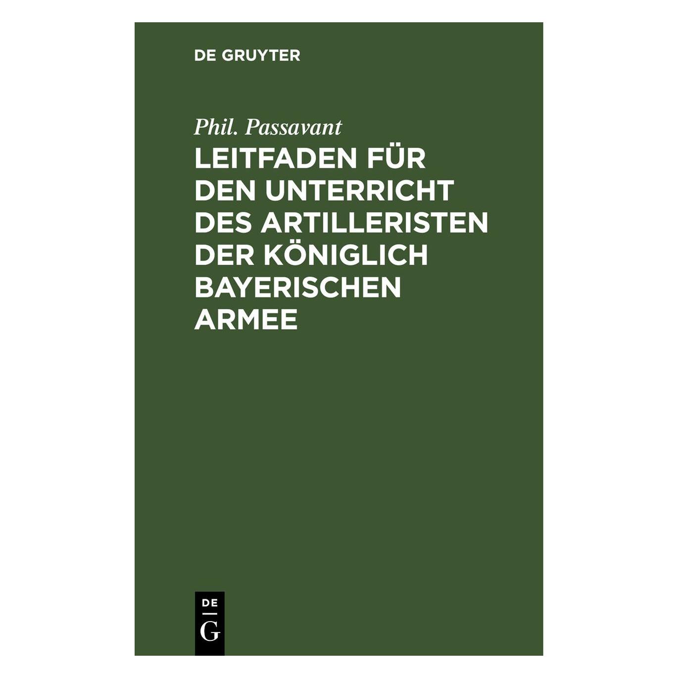 De Gruyter Passavant:Leitfaden für den Unterricht (Deutsch, Hardcover, Phil Passavant) (67828237)