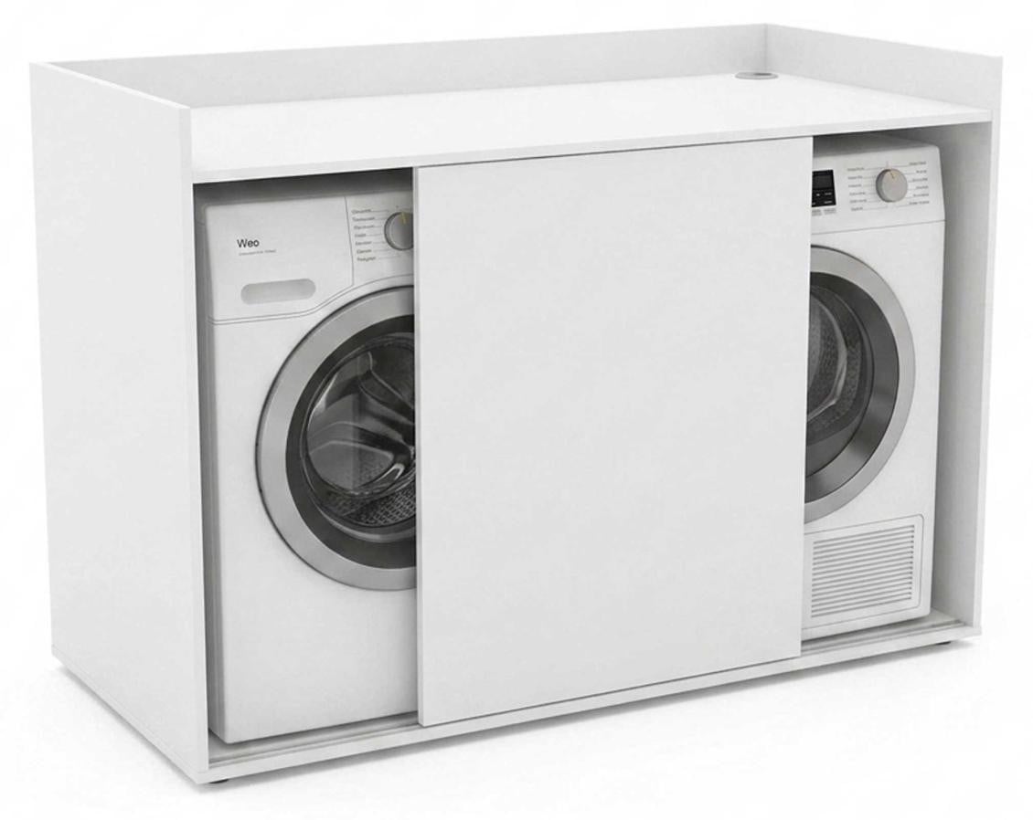 VDD Wasmachine ombouw en droger meubel wit