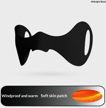 Handpicked Choices Windproof Anti Frost Nose Patch Winter Face Mask Thermal Cycling Ski Cold Protection Cover black