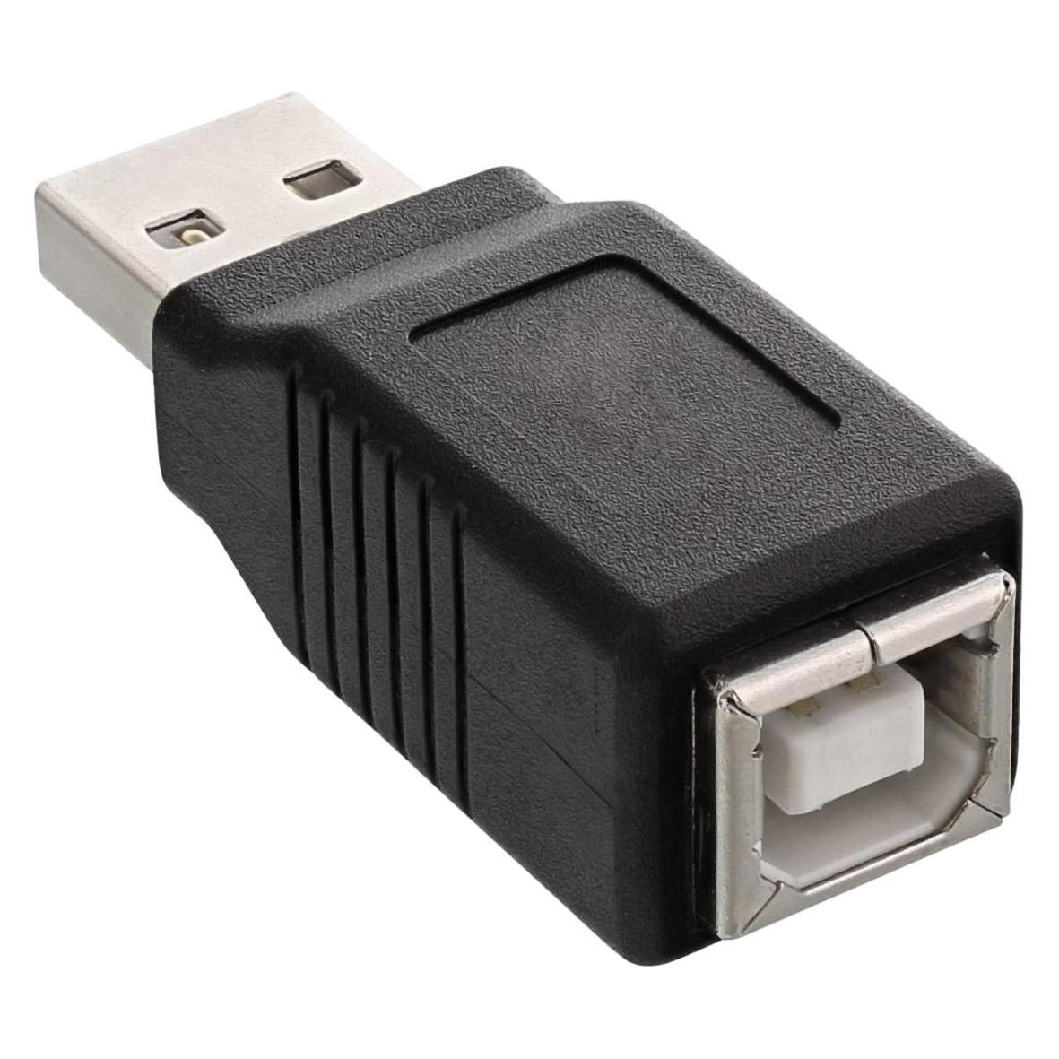 InLine USB 2.0 Adapter (USB-A, USB-B) (33443)