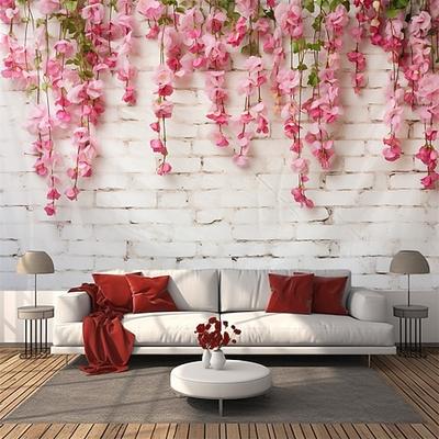 Hochzeitsdekorationen Hintergrund Fotografie Wandbehängung große Wandteppich Kunst Wanddekoration Decke Vorhang Zuhause Schlafzimmer Wohnzimmer Deko Blumen Hintergrund