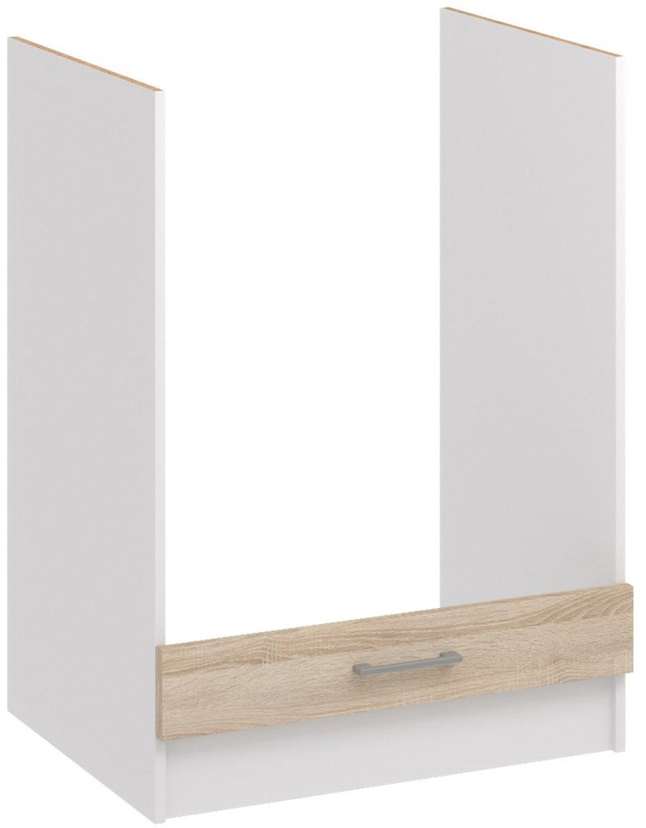 ROE Furniture Keukenkast Sonoma Licht met open vak en apparaathouderij - Breedte: 82 cm