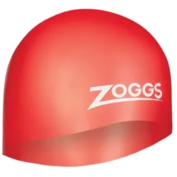 Zoggs - Easy-Fit Silicone Cap - Badekappe - Farbe: Rot