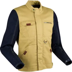 Segura Osborn, Textiljacke wasserdicht - Beige/Dunkelblau - L