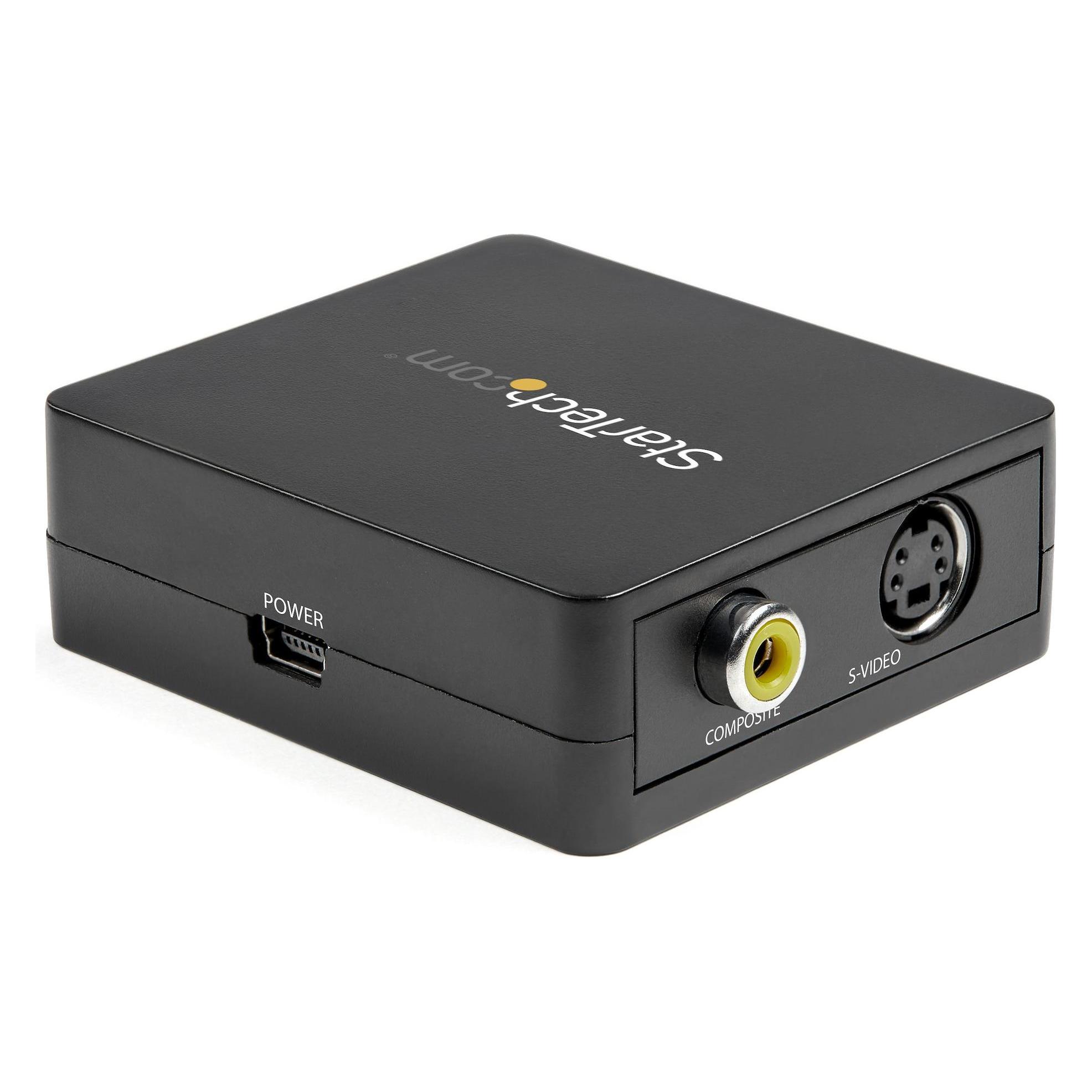 StarTech .com 1080p VGA to RCA and S-Video Converter (Kamera Konverter) (VGA2VID2)