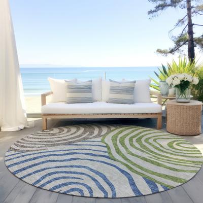 Addison Rugs Machine Washable Indoor/ Outdoor Chantille Contemporary Dimensions Rug
