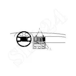 BRODIT ProClip - 851947 - Halter für AUDI 80 / 90 / Cabrio / Coupe / Quattro