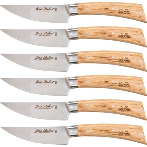 Laguiole Jean Dubost Steakmesser Set 6 tlg., Eiche