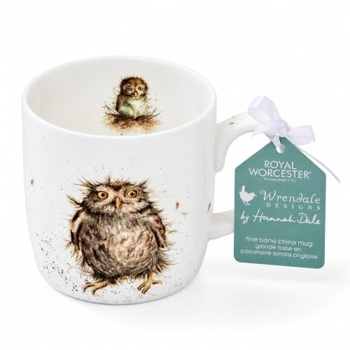 Royal Worcester Wrendale Designs What a Hoot mok 0,31 l