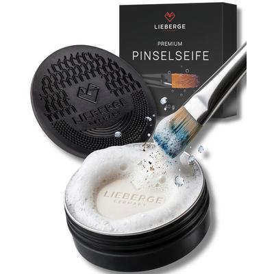 LIEBERGE Pinselseife ¦ 40g inkl. Reinigungsmatte