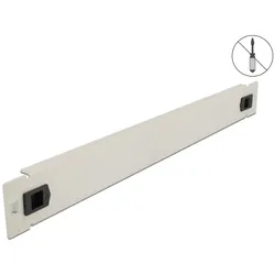 DELOCK 19" Netzwerkschrank Blindabdeckung werkzeugfrei 1 HE