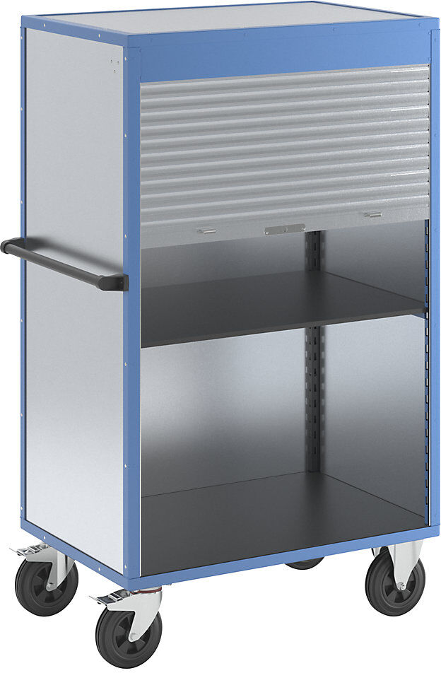 Schrankwagen, Rollladen aus Aluminium, mit 1 Etagenboden eurokraft pro
