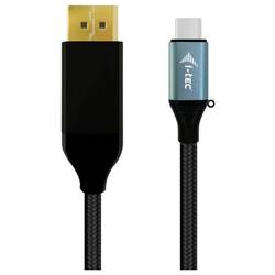 i-tec USB Anschlusskabel USB-C® Stecker, DisplayPort Stecker 1.5 m Schwarz C31CBLDP60HZ USB-C®-Displaykabel