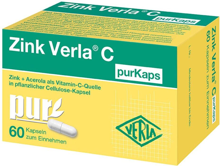 Vitamin D Verla Zink Verla C PurKaps