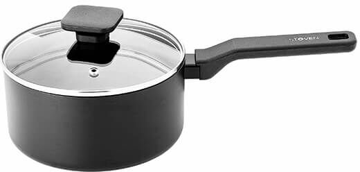 Stoven Noir 18cm Non-Stick Saucepan with Lid