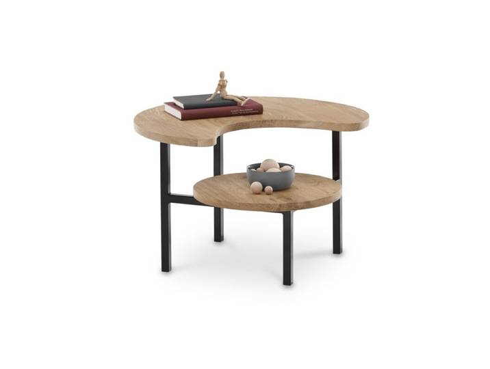set one by Musterring Orlando Couchtisch Bean rund mit 2 Etagen