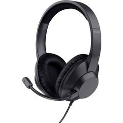 Trust Trust Ayda Max - Headset - On-Ear - kabelgebunden Kopfhörer-Audiochip kabelgebunden Schwarz Noise Cancelling 25462