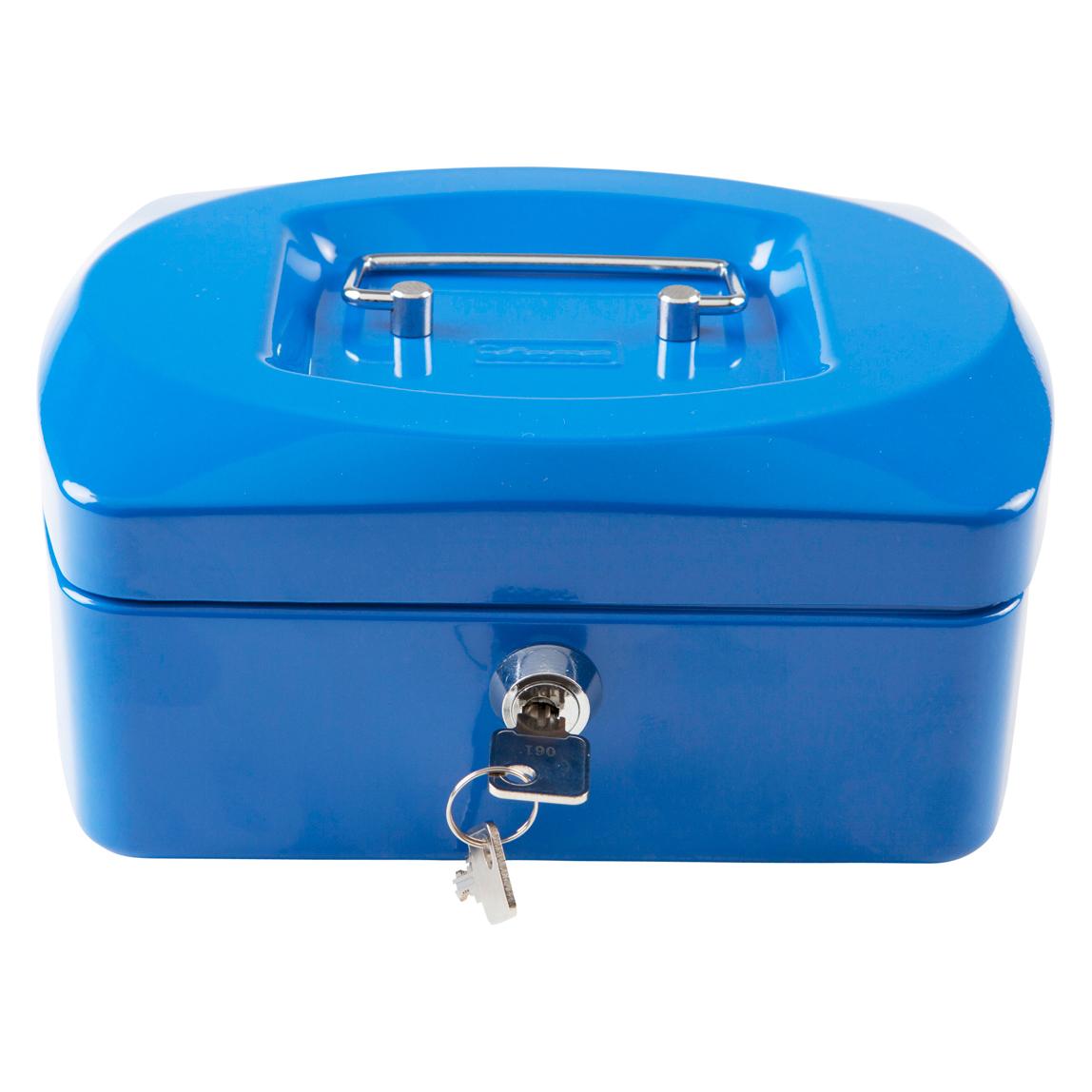 Idena Geldkassette 10" 255x200x90mm, blau (22692355)