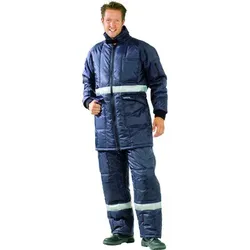 Wetter- und Kälteschutzparka Kühlhaus 5121 marine, rot, Größe L - blau - L