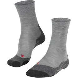 FALKE TK2 Melange Trekkingsocken Damen m.grey mel 39-40