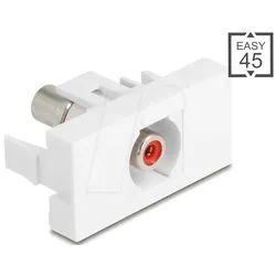 DELOCK 90857 - Easy 45 Modul Cinch Buchse zu Cinch Buchse