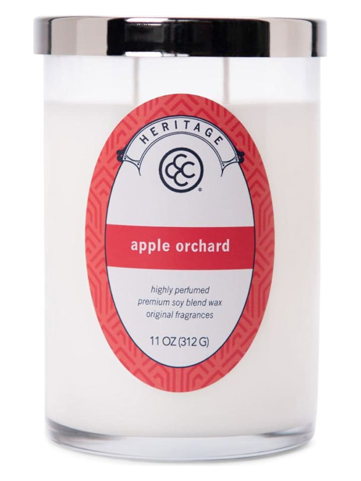 Colonial Candle Duftkerze "Apple Orchard" in Weiß - 312 g - onesize