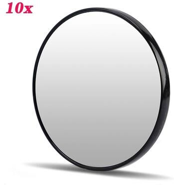 Uplift Picks 5X 10X 15X Magnifying Makeup Mirror With Suction Cup black 10x