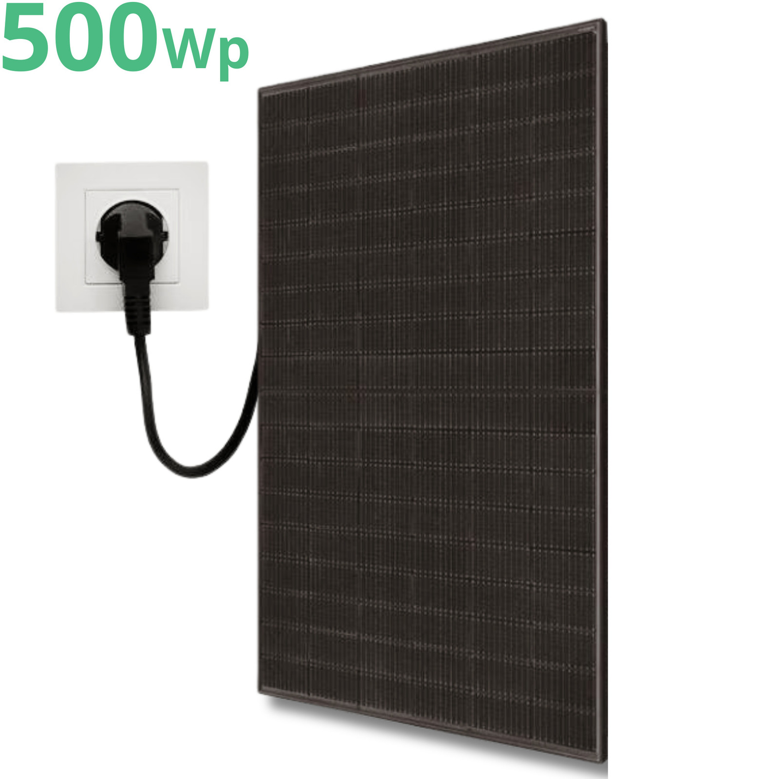 LDY Zonnepaneel voor balkon 500W met micro-omvormer Plug & Play