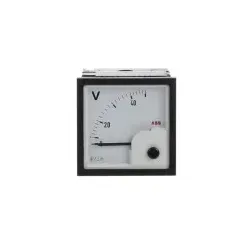 ABB VLM-1-50/72 Voltmeter analog Direktmessung, 50V, Wechselspannung, 72m 2CSG112100R4001 VLM15072