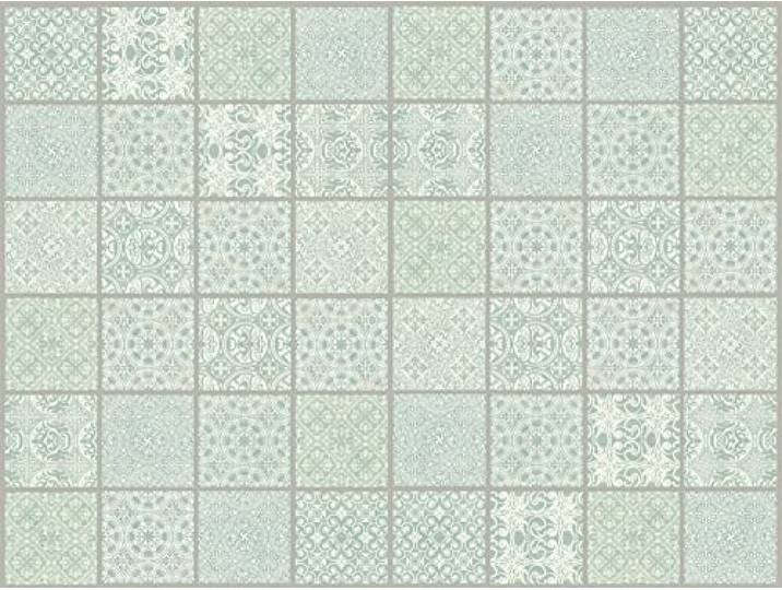 Queence Küchen Spritzschutz „Fliesenmuster“ 80x60 cm Küchenrückwand Alu-DiBond Fliesenschutz Paneele Küchenfliesen Rückwand