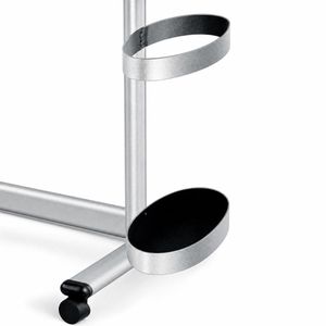 Kerkmann Schirmständer Multiline 6769, silber, Anbau-Schirmständer, Aluminium