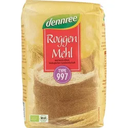 dennree Roggenmehl Type 997 bio 1kg