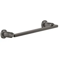 Gessi Inciso Handtuchhalter Achsabstand 30 cm, 58497706, Farbe: Metall Schwarz PVD