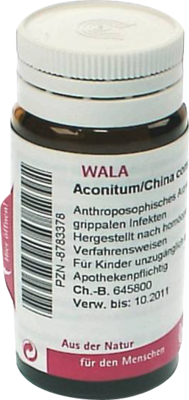 WALA Heilmittel GmbH ACONITUM/CHINA comp.Globuli 20 g 08783378