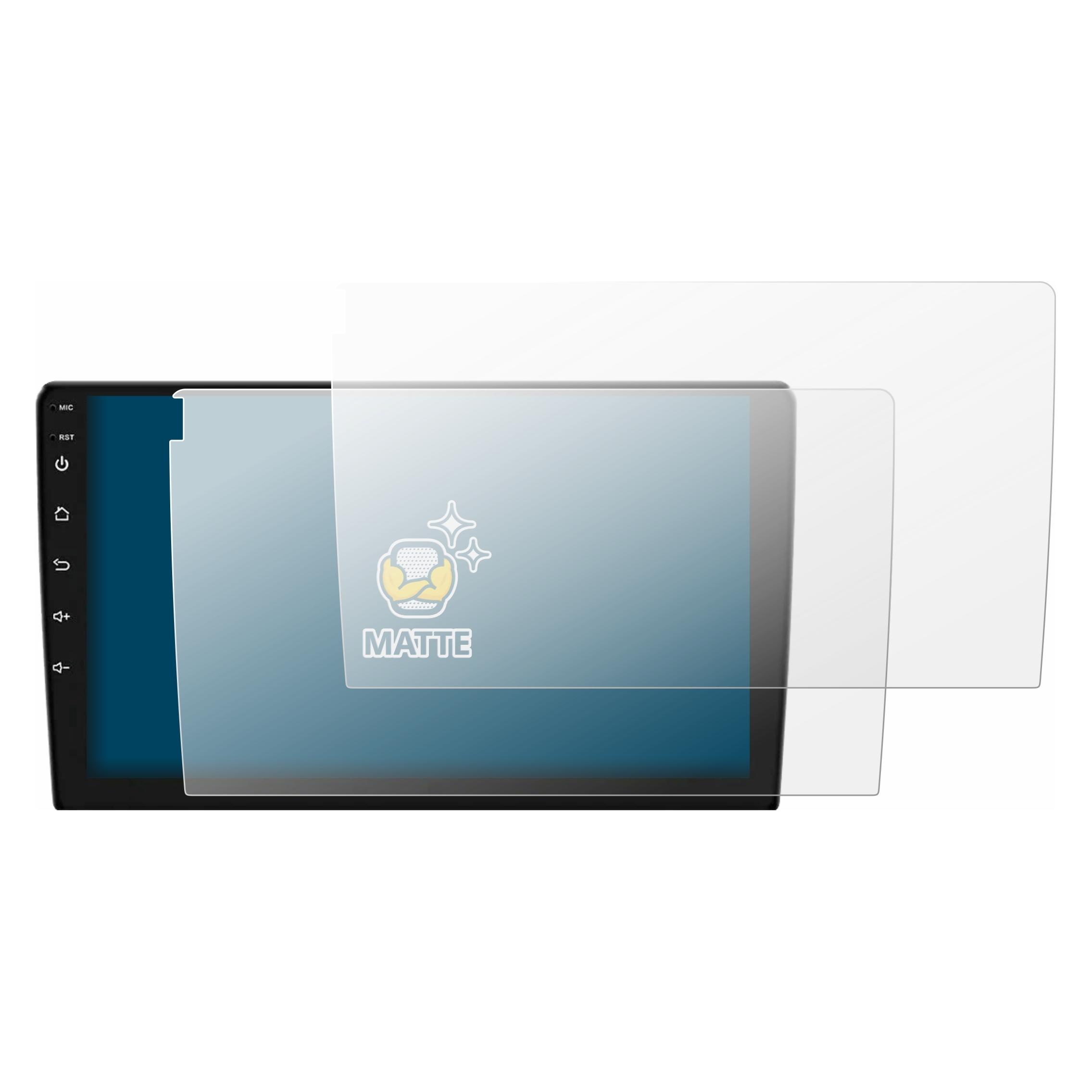 Brotect Entspiegelungsfolie für Autoradio V2Plus X291 CarPlay 9" Displayschutz Displayschutzfolie Folie (1965460)