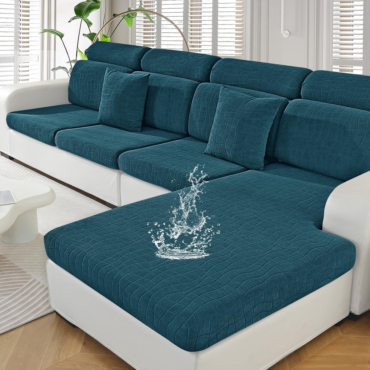 Omgoods Elastische Sofa Kussenhoezen - Waterdichte Bescherming voor Bankkussens