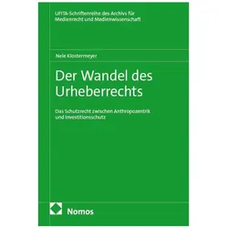 Der Wandel des Urheberrechts, Fachbücher von Nele Klostermeyer