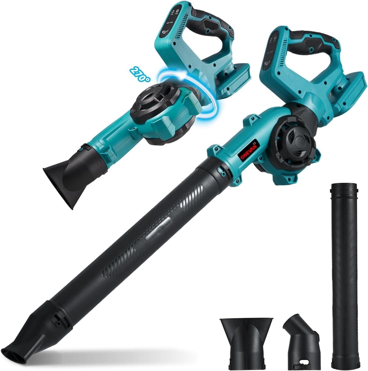 Selius Accu Bladblazer 20 V met 2 Accu's van 3000 mAh - Draagbare Elektrische Bladblazer